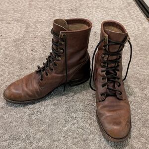 Women's Brown Leather Boots
